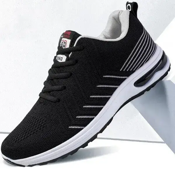 Men Spring Autumn Colorblock Mesh Breathable Platform Sneakers | Casual Fashion Shoes